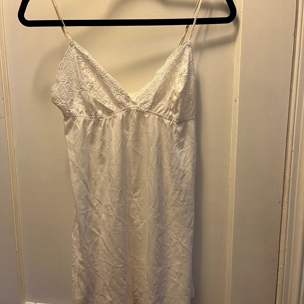 Elegant White Lace Trim Top